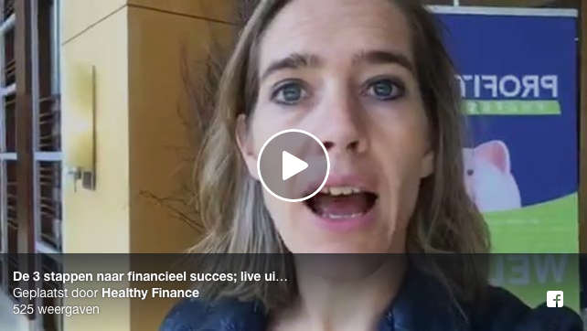 De 3 stappen naar financieel succes; live uit NY